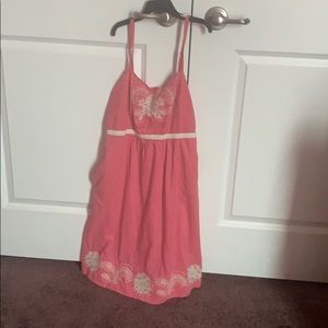 Anthropologie Pink Atwitter Dress
